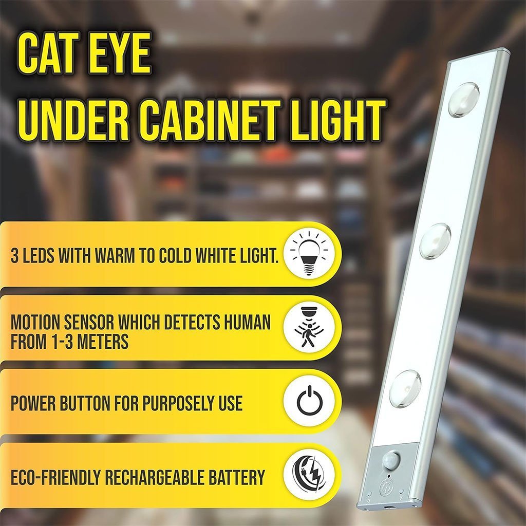Lampe LED Rechargeable avec Détecteur De Mouvement Intérieur 3 Modes 40CM – مصباح مناطق ضيقة بعدة أوضاع - الصورة 5