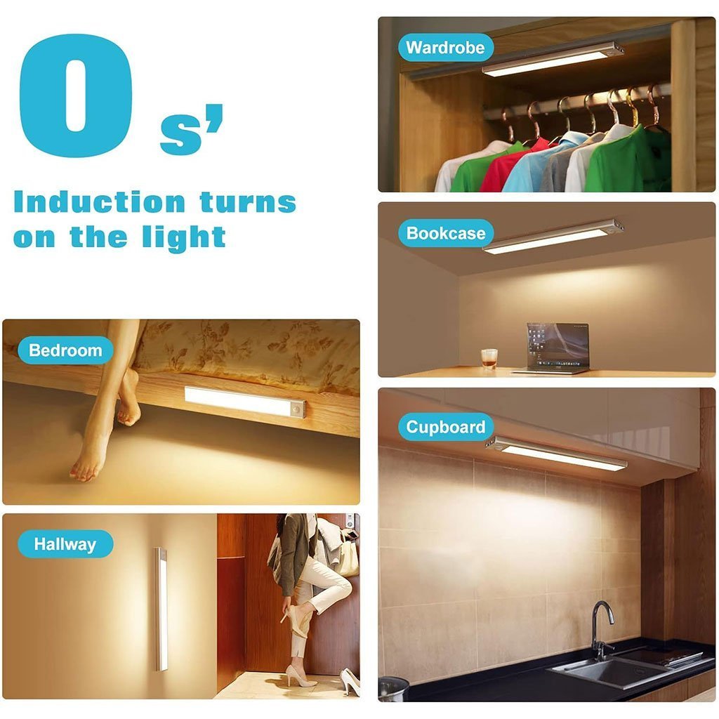 Lampe LED Rechargeable avec Détecteur De Mouvement Intérieur 3 Modes HY-2012 – مصباح مناطق ضيقة بعدة أوضاع - الصورة 4