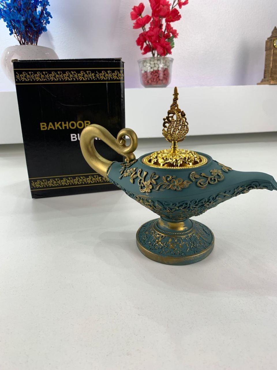 Lanterne d'encens classique Aladin + Cadeux Gratuit – فانوس البخور علاء الدين بتصميم كلاسيكي + بخور هدية مجانية - الصورة 3