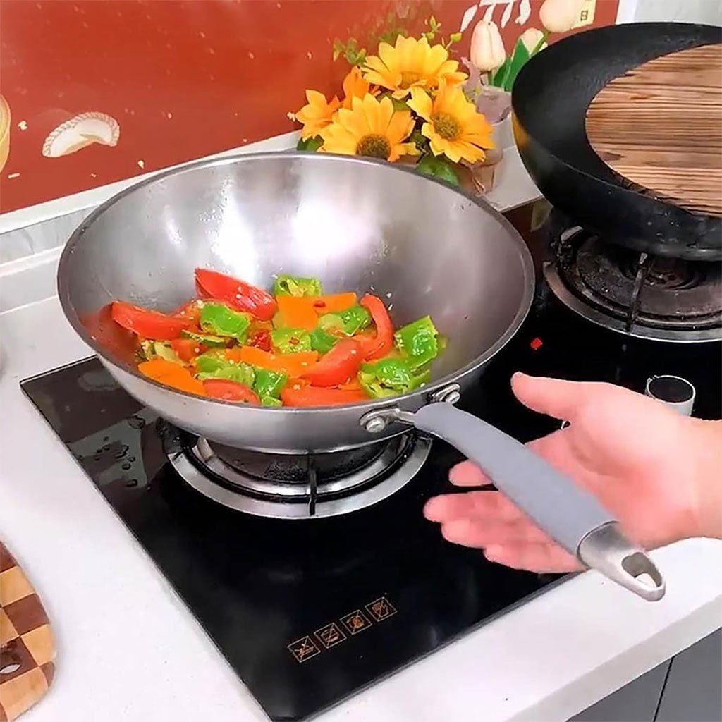 Couvercle de poignée de casserole 3PCS en silicone résistant à la chaleur – غطاء مقبض المقلاة مضاد للحرارة - الصورة 5