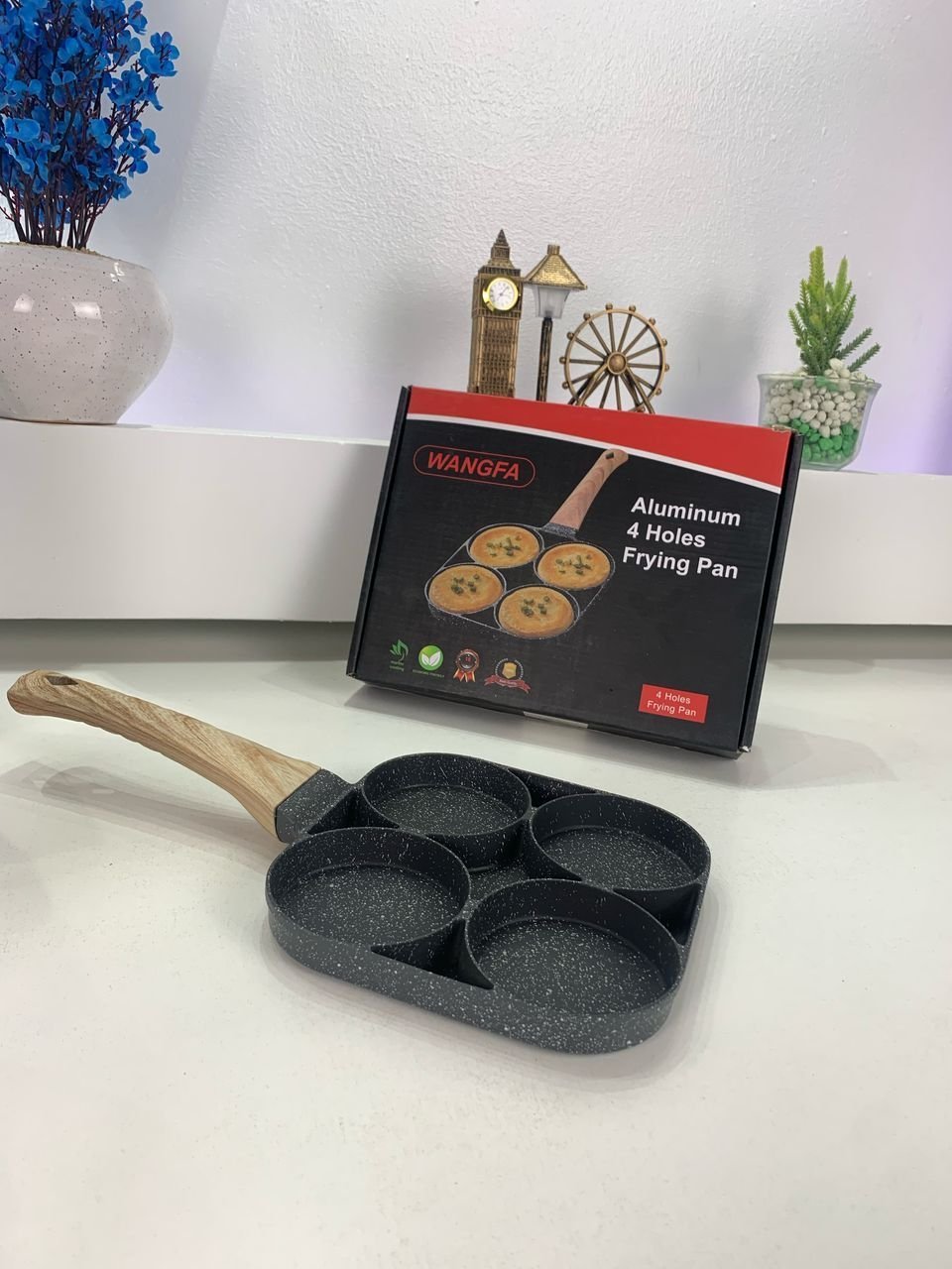 Pack Cuisine Multifonction : Rangement Œufs, Poêle à Crêpes 6-en-1 – حزمة المطبخ متعددة الوظائف: حامل البيض، مقلاة الكريب - الصورة 2