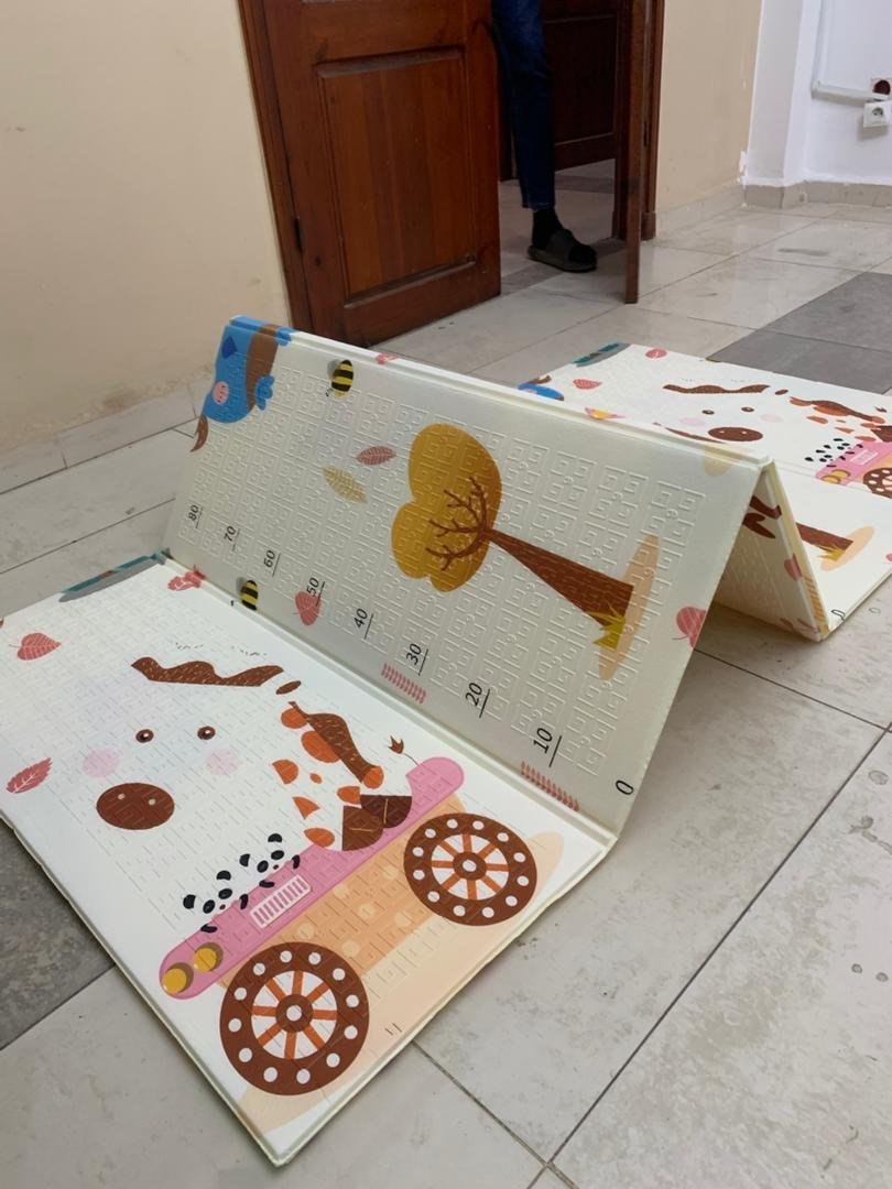 Tapis de jeu pour bébé pliable mousse XPE double face imperméable - الصورة 2