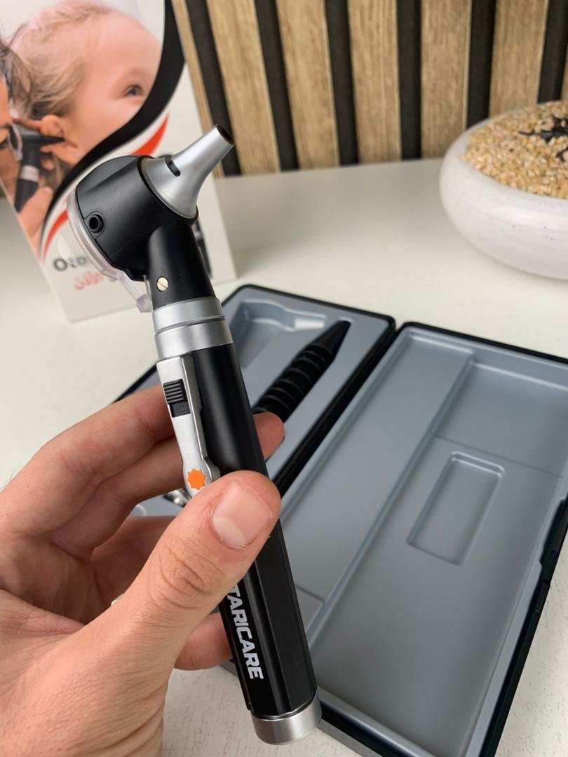 Otoscope 3X avec LED loupe de contrôle d’oreille portable avec 8 capuchons – جهاز فحص الأذن - الصورة 3