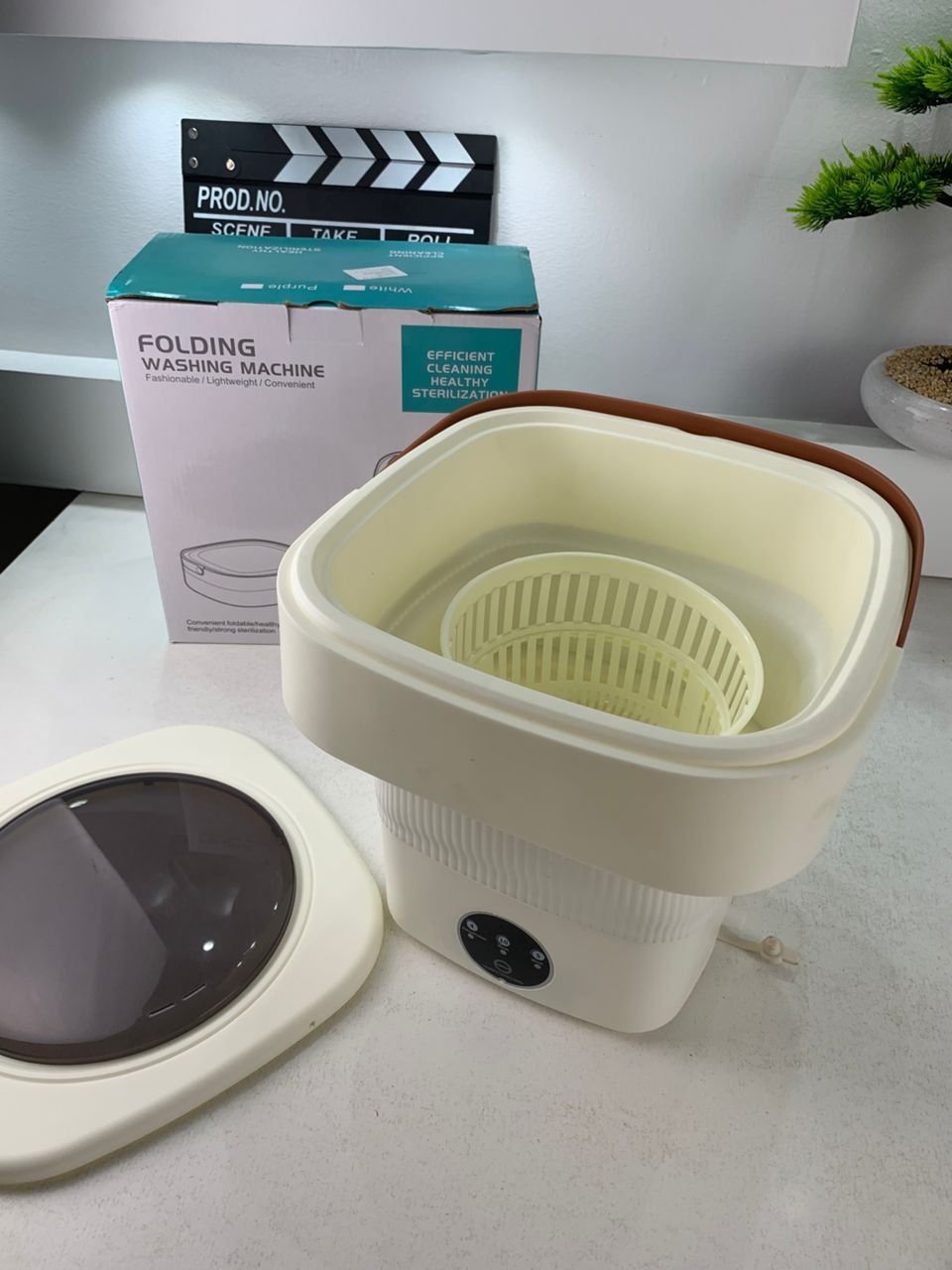 Mini Machine à Laver Pliable et Portable 3 Modes avec Fonction Déshydratation – غسالة ملابس محمولة - الصورة 3