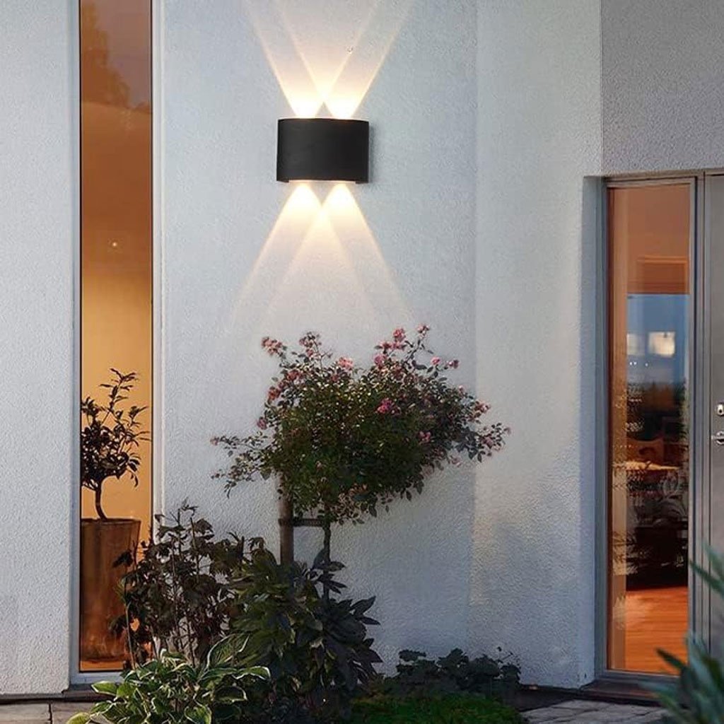 Applique Murale LED 4W D’Éclairage Extérieur 2 Lampes en PP - الصورة 6