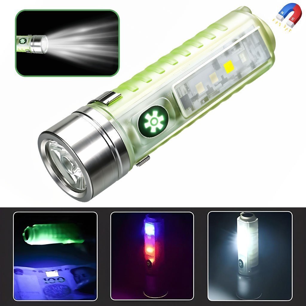 Mini lampe de poche LED multifonction super lumineuse avec aimant