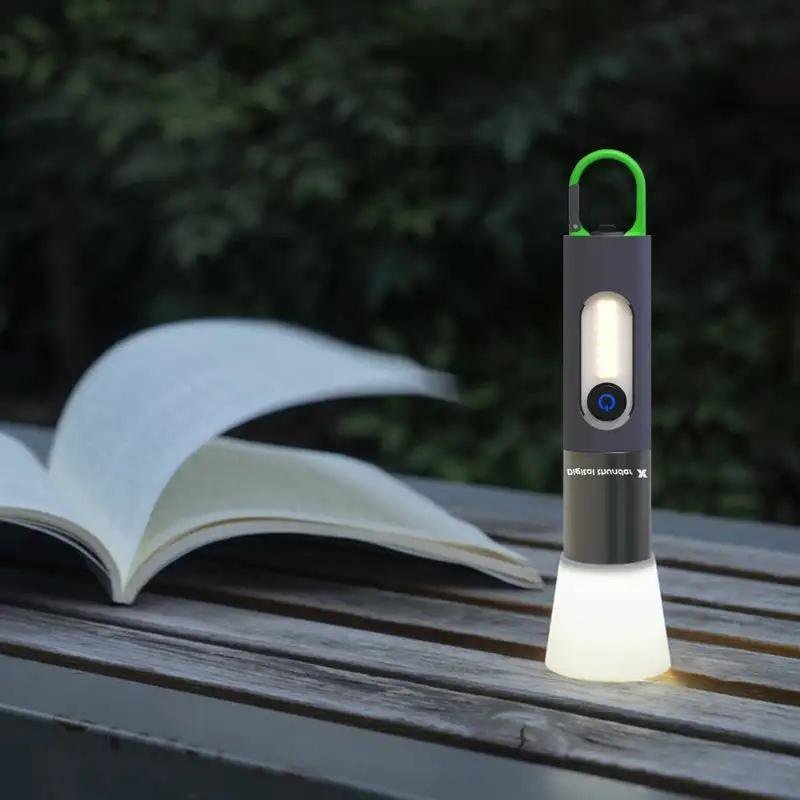 Lampe de poche LED zoomable 4 modes, Rechargeables 1800mAh - الصورة 2