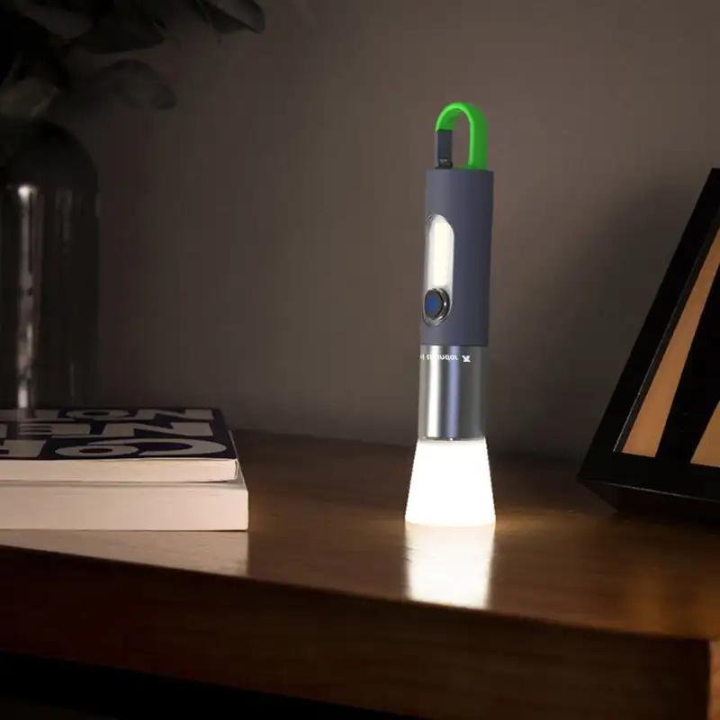 Lampe de poche LED zoomable 4 modes, Rechargeables 1800mAh - الصورة 4