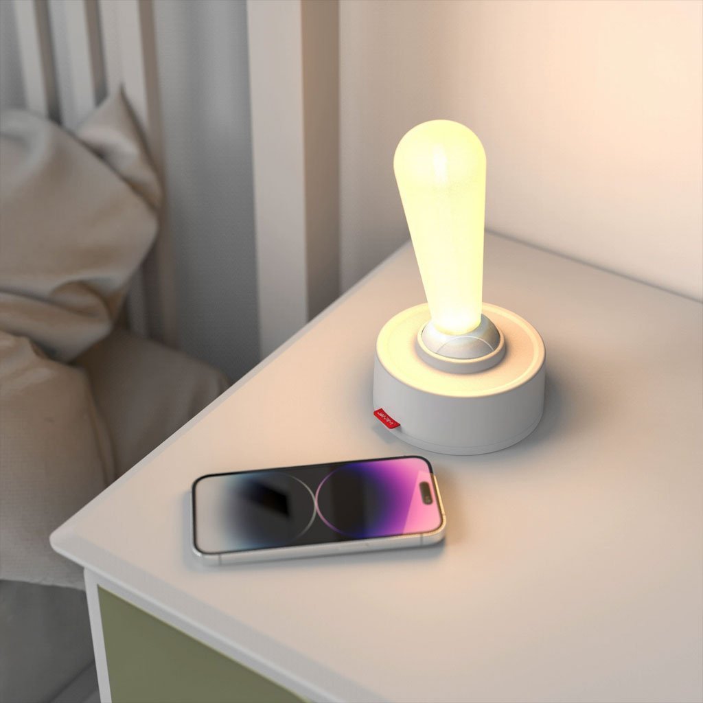 Veilleuse LED à Levier avec Interrupteur à bascule Rechargeable – مصباح غرف نوم قابل للشحن - الصورة 4