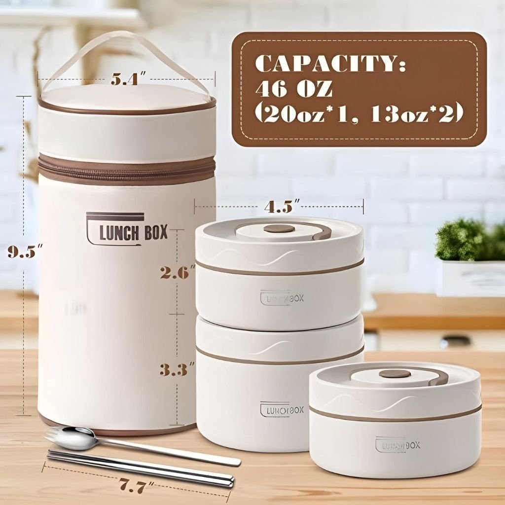 Boîte à Lunch Isotherme Micro-ondable – حافظة طعام حرارية قابلة للاستخدام في الميكروويف - الصورة 6