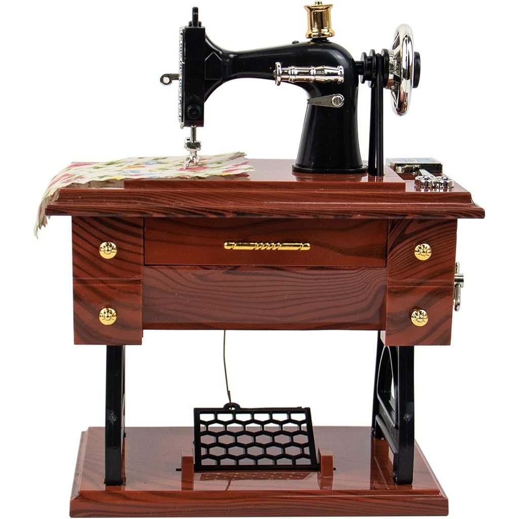 Boîte à Musique Miniature Machine à Coudre – ماكينة خياطة موسيقية - الصورة 6