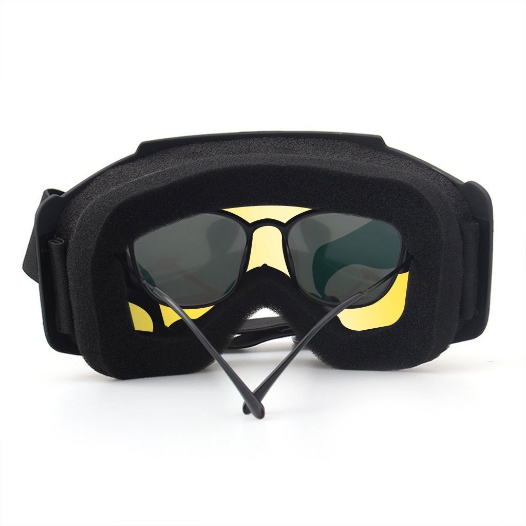 Casque Moto avec Lunettes Amovibles Coloré Anti-Bouée - الصورة 4