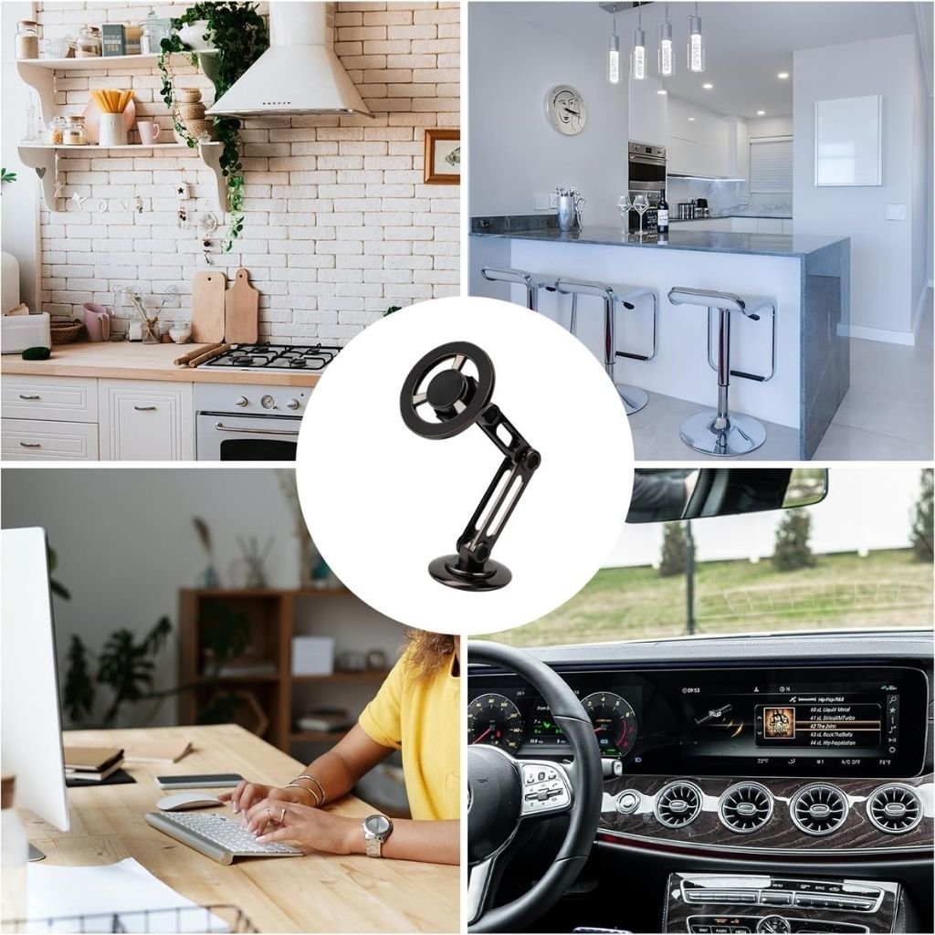 Support Téléphone Voiture Magnétique Rotatif à 360° – حامل هاتف مغناطيسي - الصورة 3