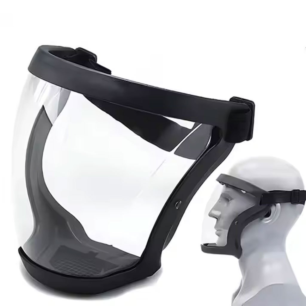 Masque facial intégral HD transparent, super protecteur anti-buée et respirant - الصورة 4