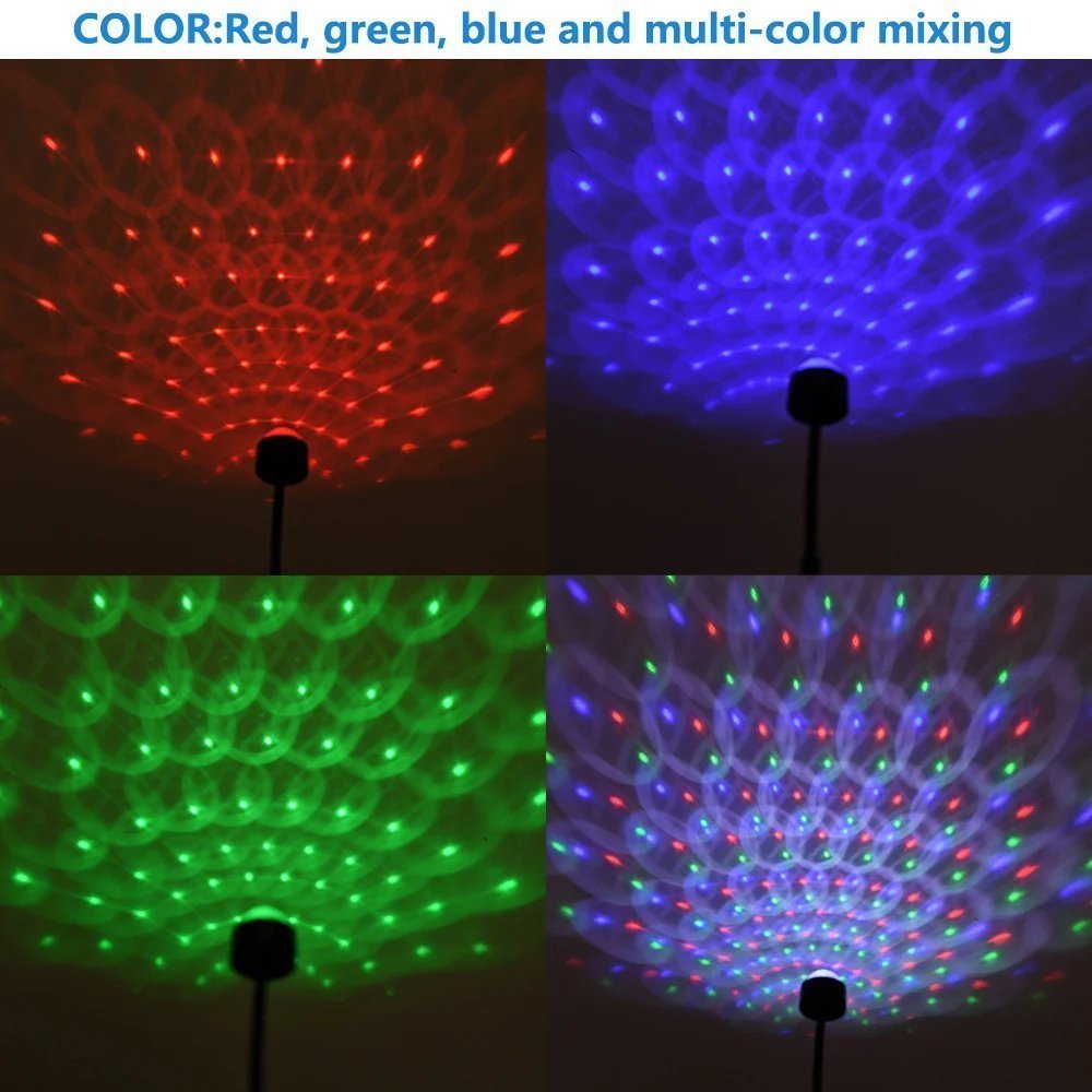 Mini lampe USB DJ pour voiture lumières RGB - الصورة 4