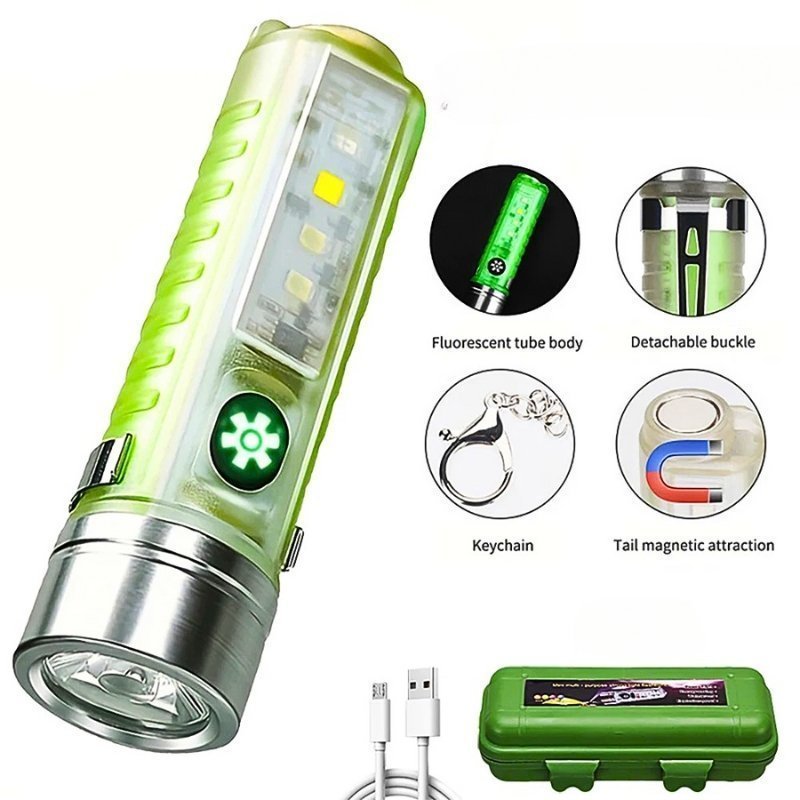 Mini lampe de poche LED multifonction super lumineuse avec aimant - الصورة 2