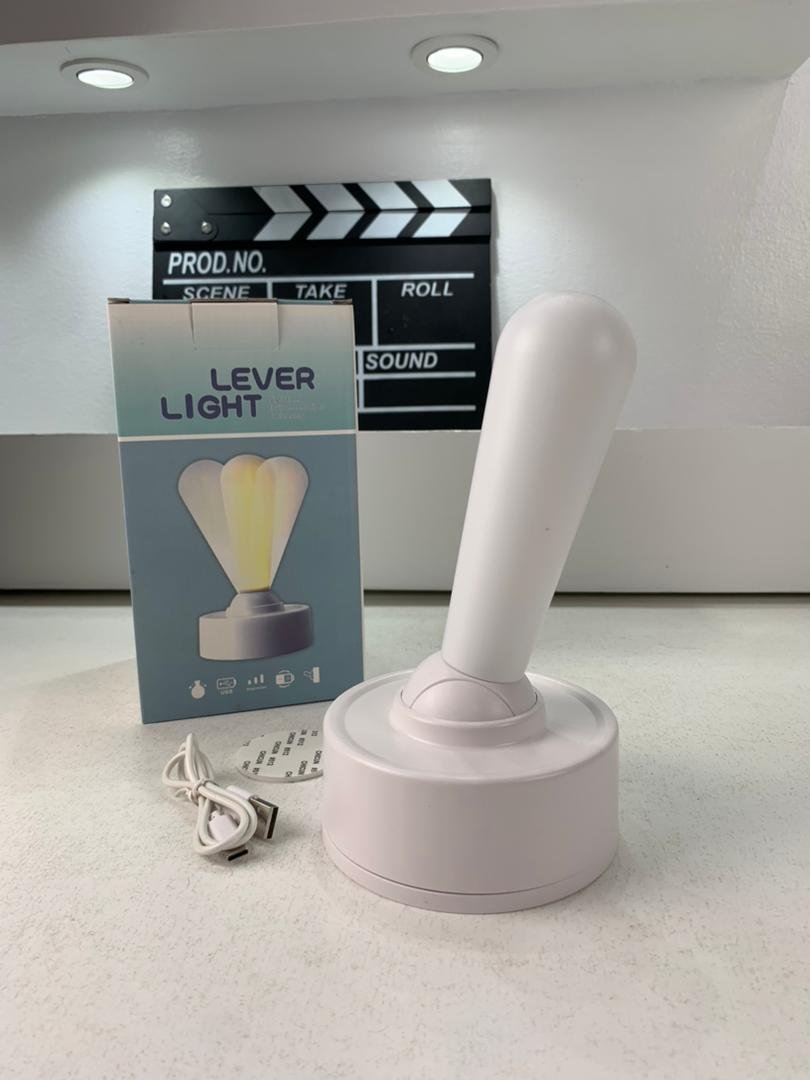 Veilleuse LED à Levier avec Interrupteur à bascule Rechargeable – مصباح غرف نوم قابل للشحن - الصورة 3