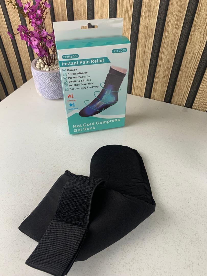 Poche de glace pour cheville en gel chaud et froid pour soulager les douleurs - الصورة 2