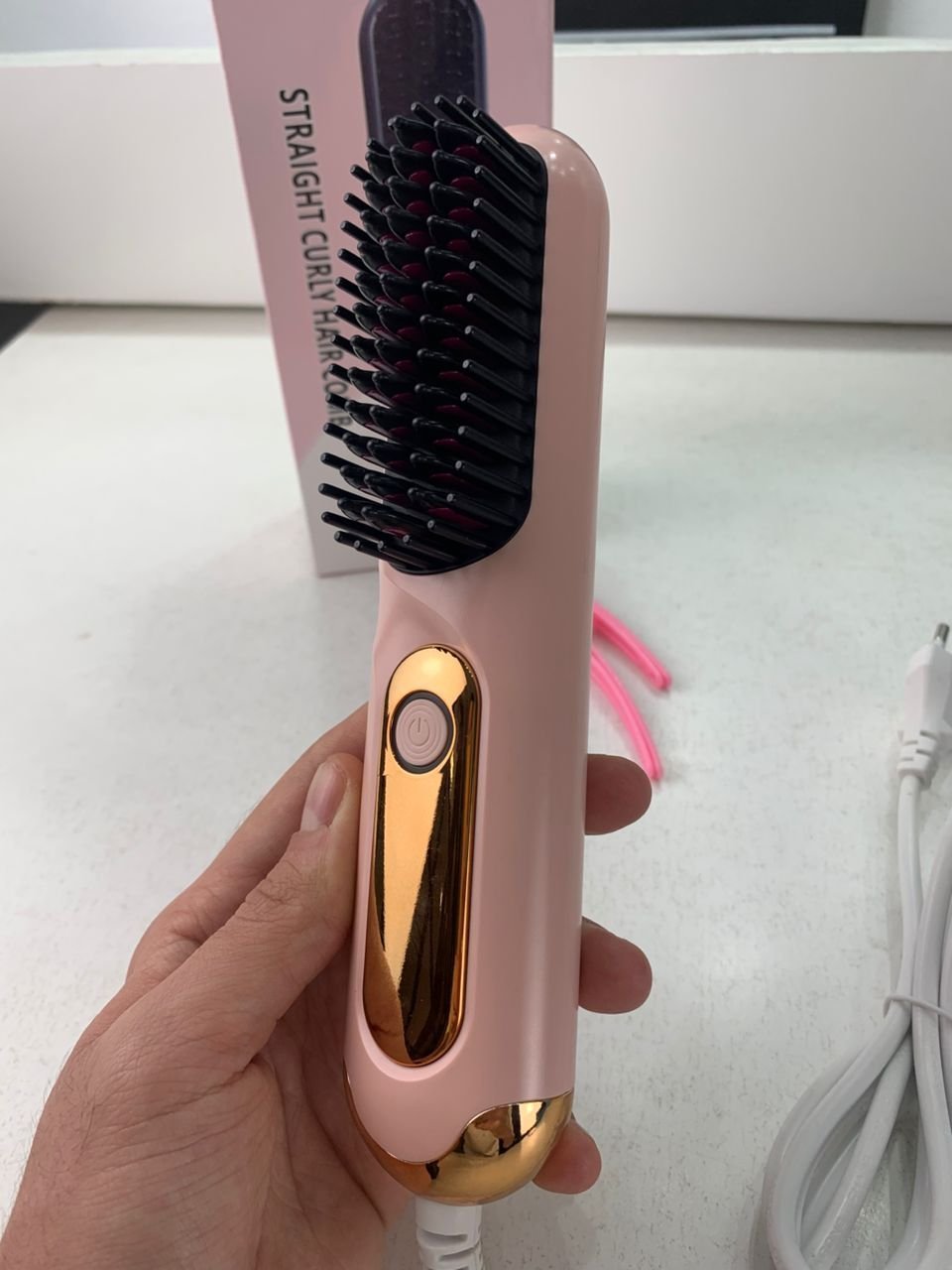 Brosse Lissante et Bouclante Électrique YX-228 – فرشاة تسريح الشعر - الصورة 2