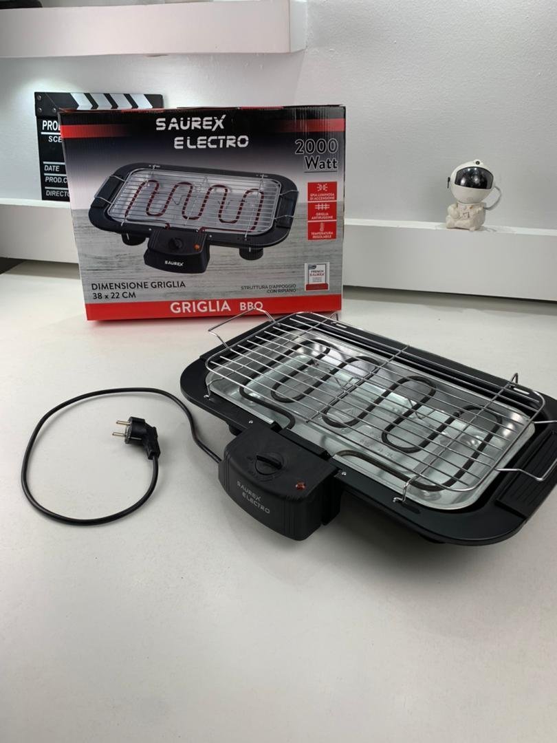 Saurex Barbecue électrique de table 2000W – شواية كهربائية محمولة - الصورة 3