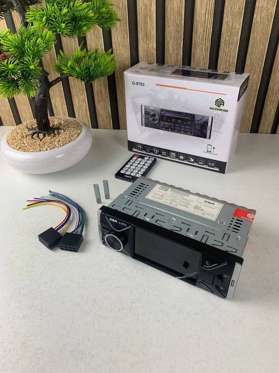 Poste Radio Multimedia Bluetooth USB/MicroSD/Aux G-9703 – جهاز راديو مع منفذ تشغيل الكاميرا - الصورة 3