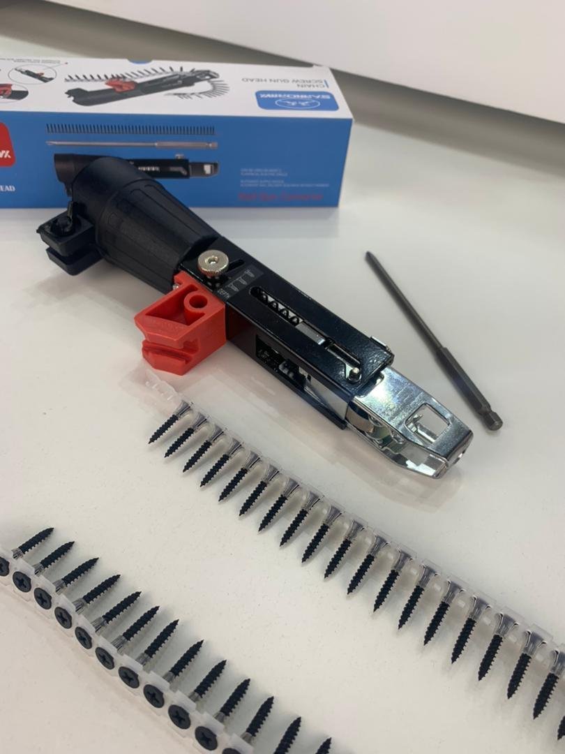 Adaptateur de Cloueur Automatique à Chaîne pour Visseuse – محول مسدس مسامير أوتوماتيكي بسلسلة لمفك البراغي - الصورة 2