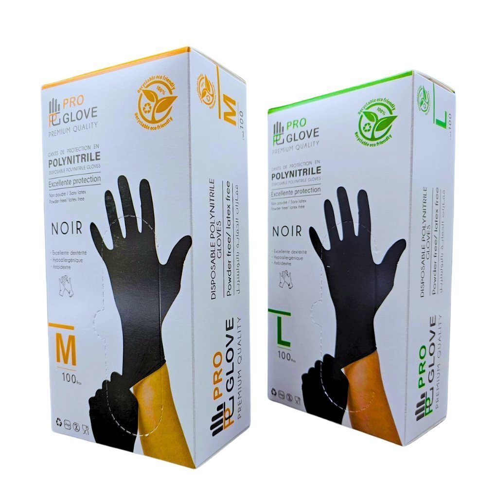 Paquet de 100 Pcs Gants de Protection en Polynitrile – Pro Glove - الصورة 2