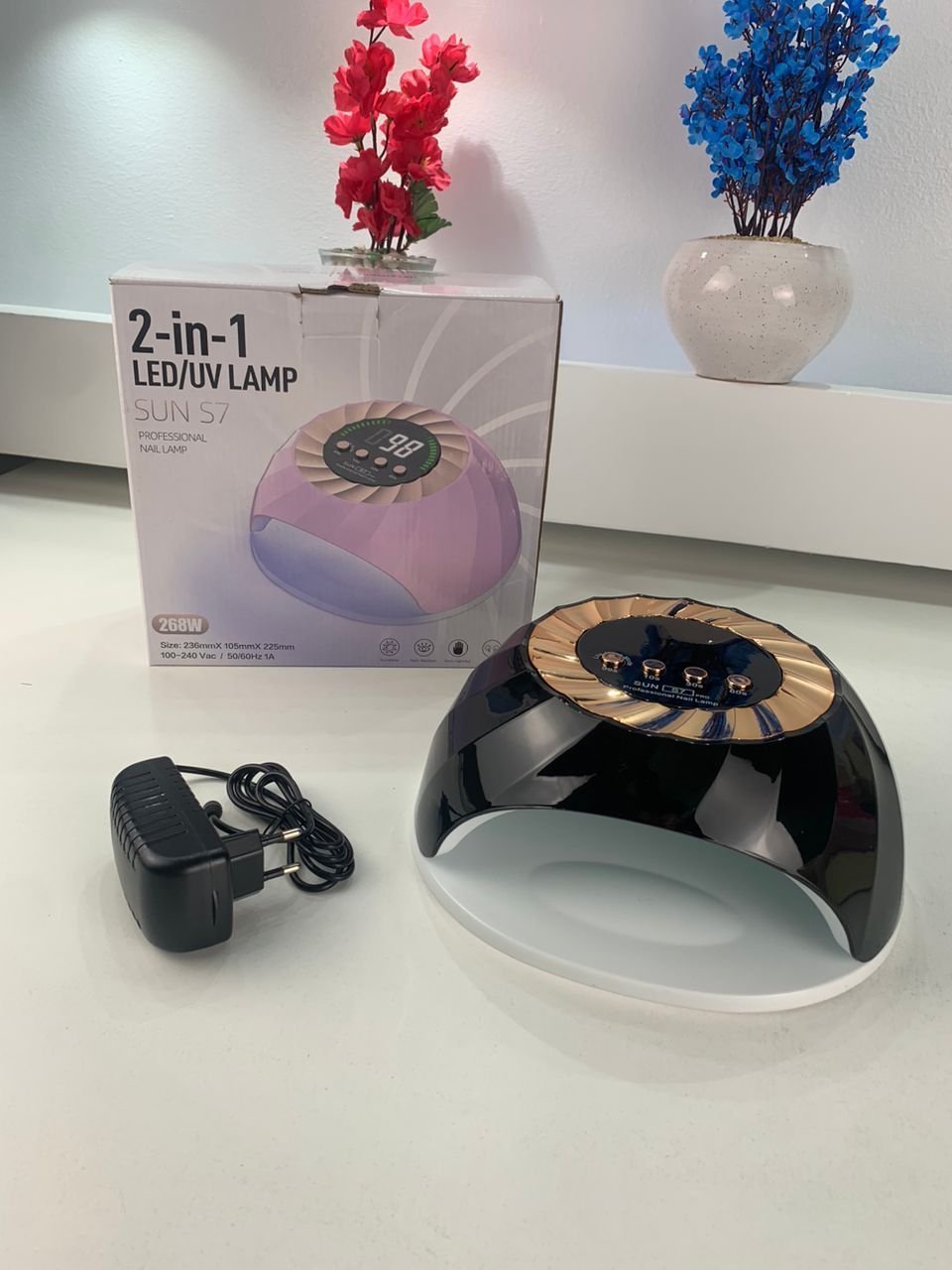 Lampe à Ongles UV LED 268W avec Capteur Automatique et 4 Minuteries – مصباح العناية بالأظافر - الصورة 2