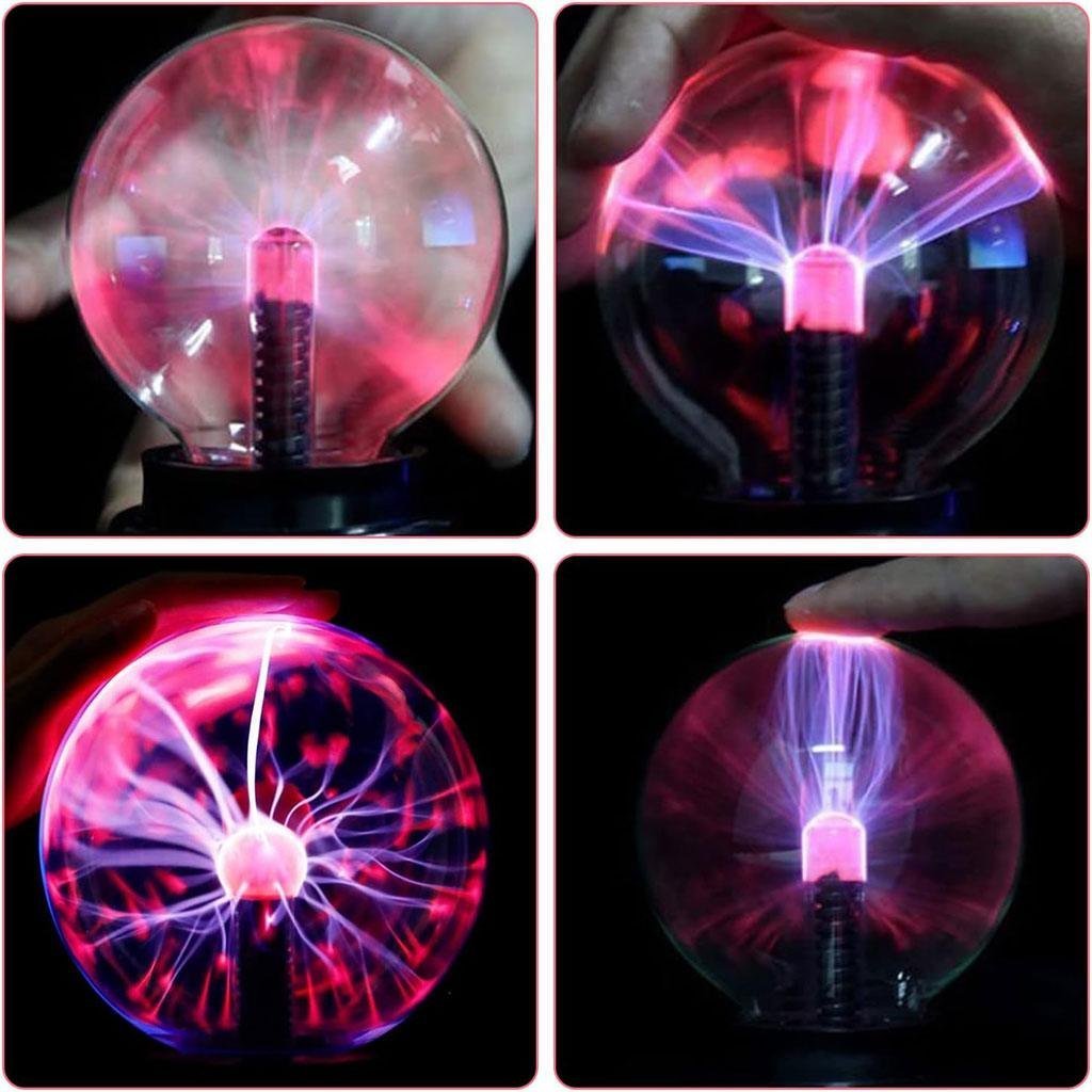 Lampe boule plasma sphérique ionique tactile – مصباح بلازما - الصورة 3