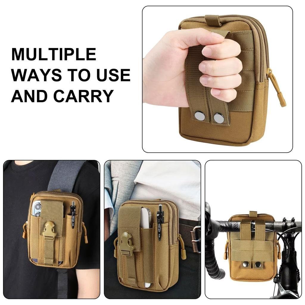 Pochette Sac banane multifonction avec support pour téléphone - الصورة 3