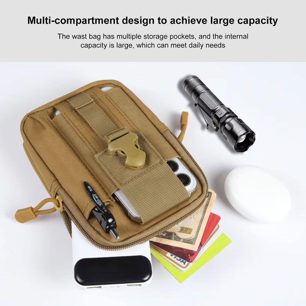 Pochette Sac banane multifonction avec support pour téléphone - الصورة 4