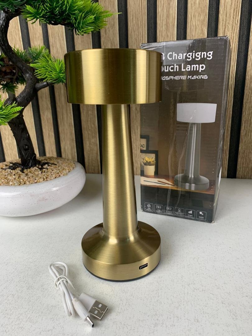 lampe de table LED avec capteur tactile et 3 modes d’éclairage à intensité variable – مصباح ديكور - الصورة 4