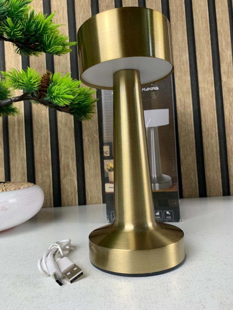 lampe de table LED avec capteur tactile et 3 modes d’éclairage à intensité variable – مصباح ديكور - الصورة 3
