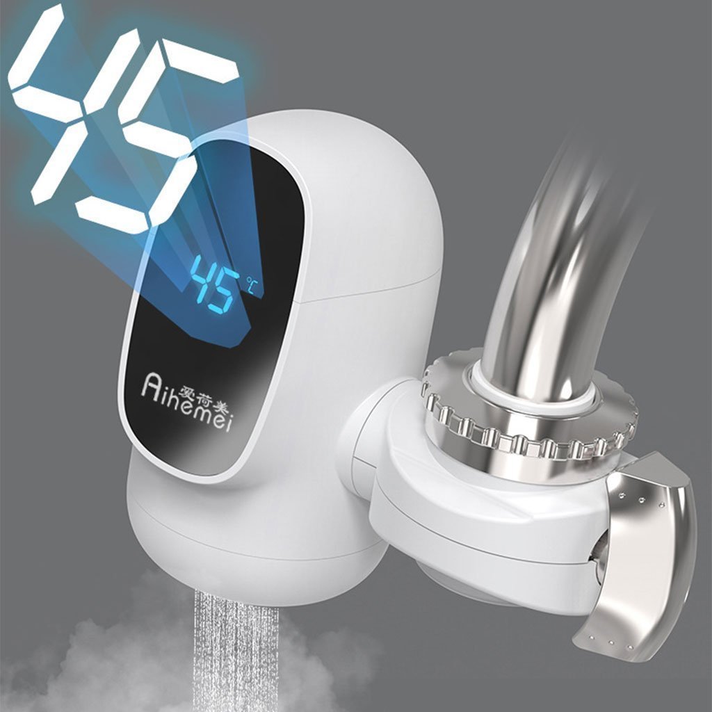 Robinet électrique chauffant rapide à affichage numérique - - الصورة 4