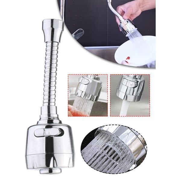 Tuyau d'extension de robinet de cuisine en acier inoxydable - الصورة 3
