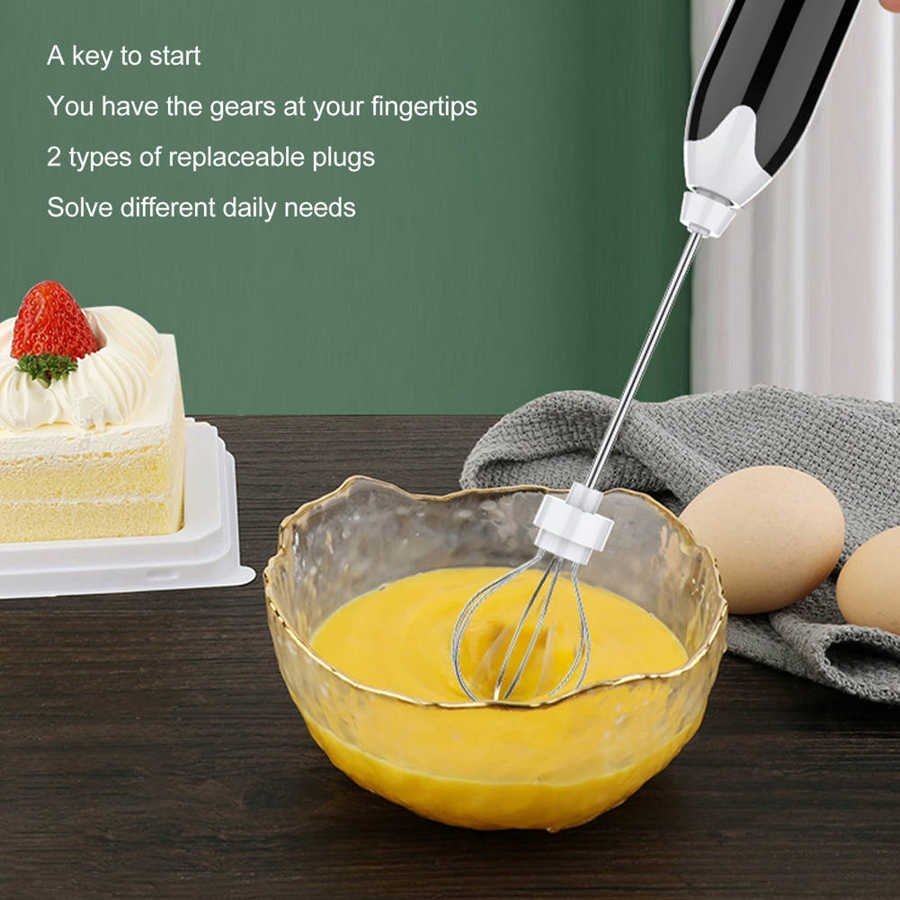Milk shake et batteur à oeufs électrique USB Rechargeable - الصورة 2