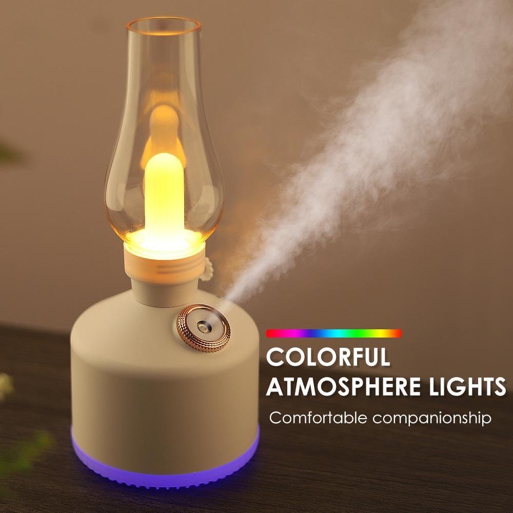 lampe rétro Et Humidificateur d'air à sans fil rechargeable - الصورة 4