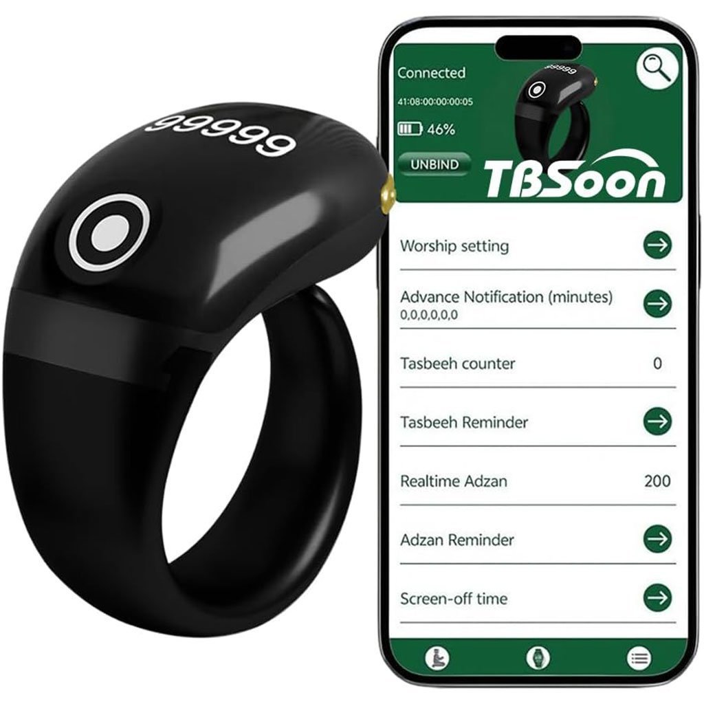 Bague Compteur Digital de Tasbih avec Affichage OLED Étanche – خاتم تسبيح إلكتروني - الصورة 7