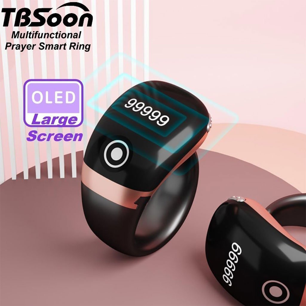 Bague Compteur Digital de Tasbih avec Affichage OLED Étanche – خاتم تسبيح إلكتروني - الصورة 6