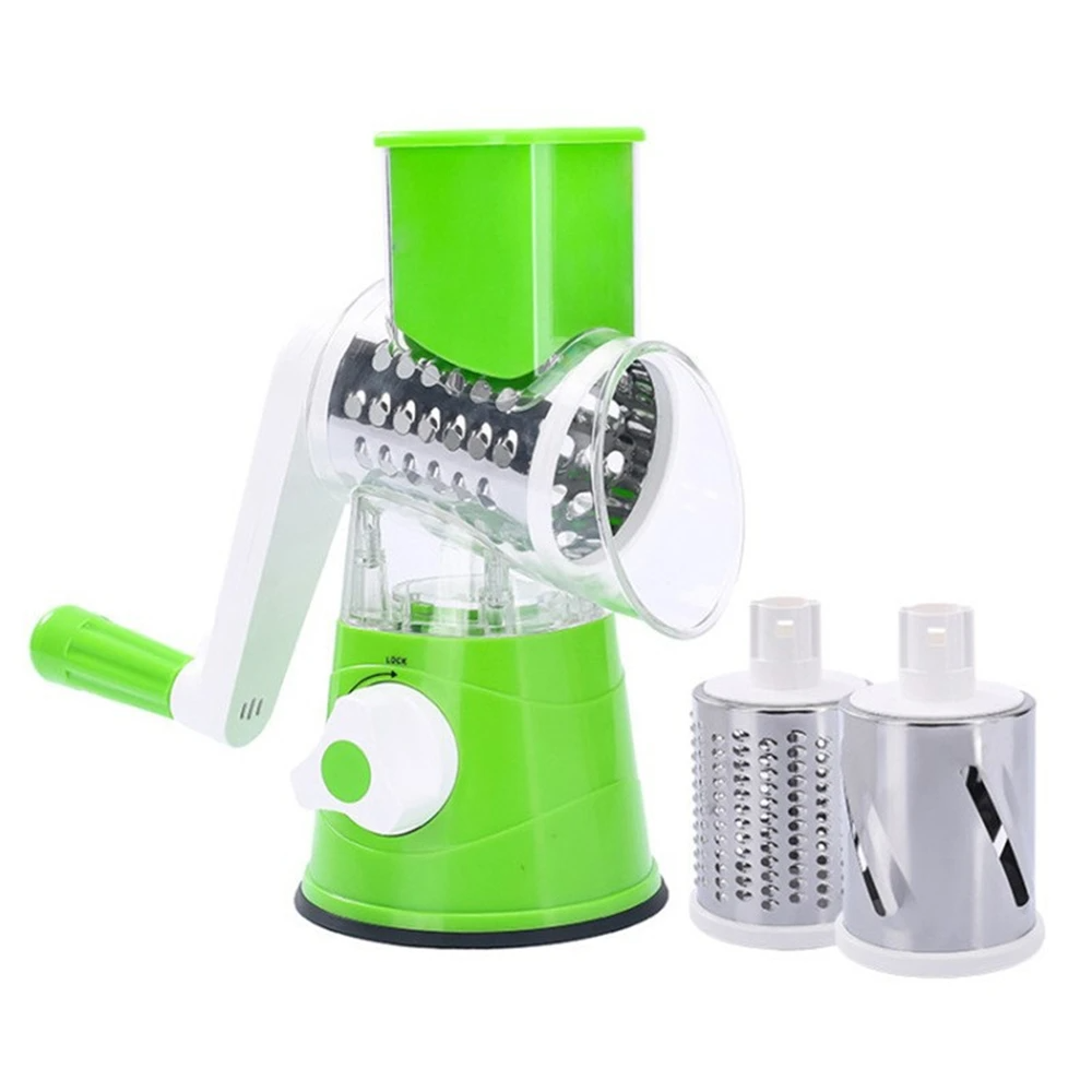 Coupe-légumes rotatif manuel multifonctionnel – الجهاز اليدوي المساعد مبشرة وقطاعة متعددة الاستعمالات للمكسرات والخضار والجبن - الصورة 7