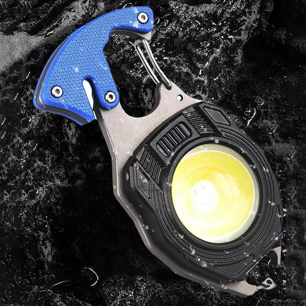 lampe de poche multifonctionnelle étanche Rechargeable à LED en alliage d'aluminium - الصورة 3