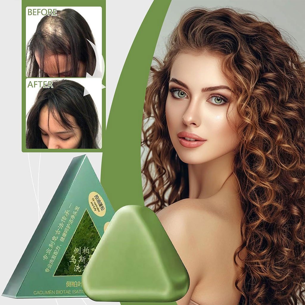 Seven Green shampoing solide à mousse dense pour des cheveux brillants et forts – الصابون الصيني الأخضر - الصورة 5
