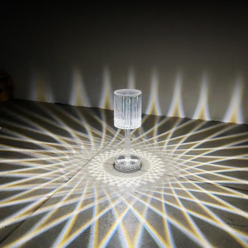 Veilleuse en cristal avec télécommande tactile USB - الصورة 7