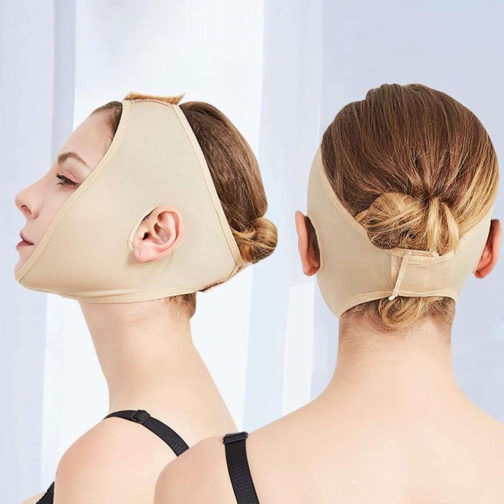 Sangle de compression pour visage Double menton - الصورة 4