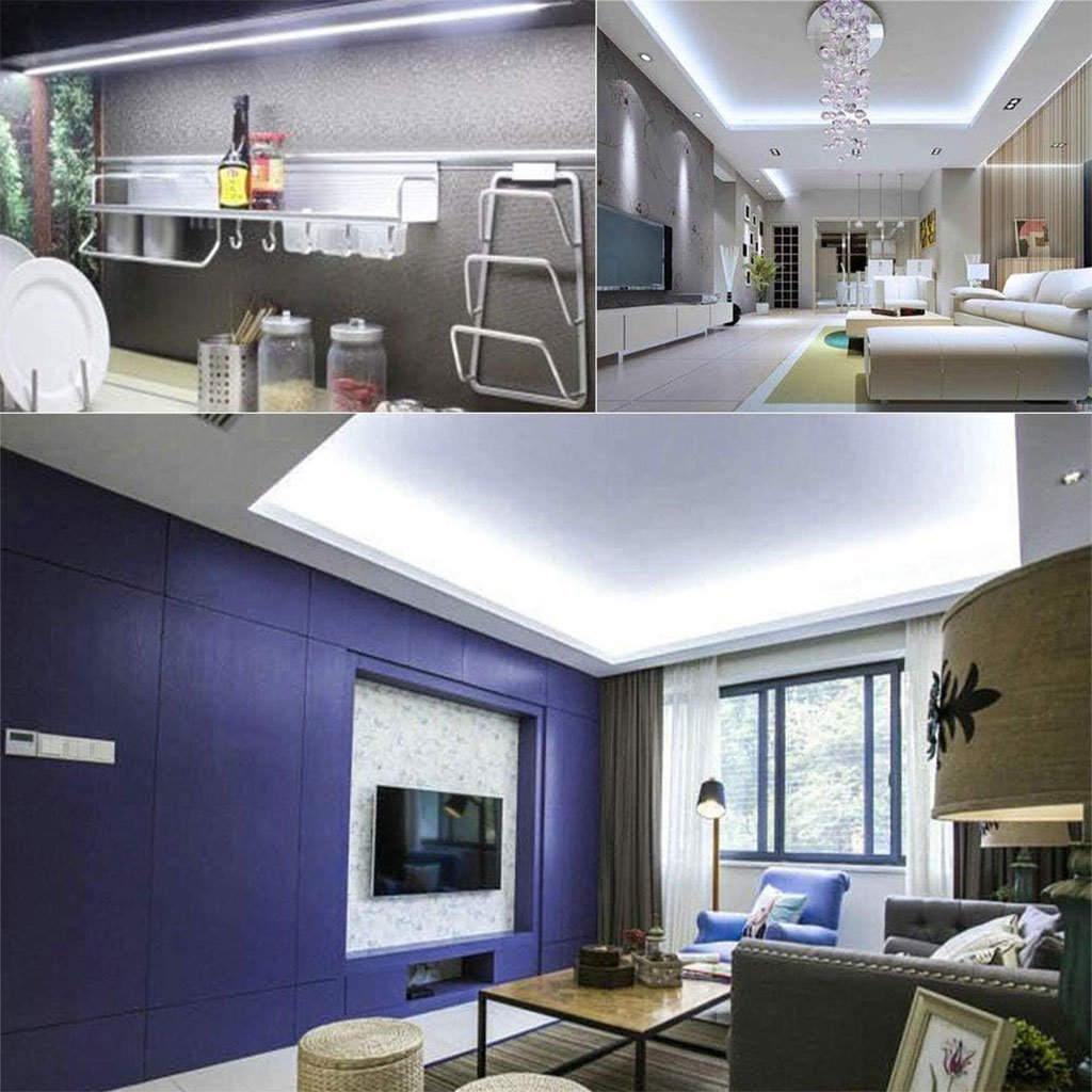 Bande LED lumineuse à détecteur de mouvement pour lit 4000K lumière blanc App Control - الصورة 3