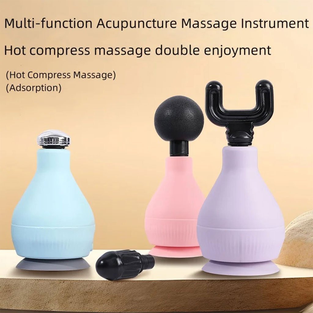 Appareil de Massage Rechargeable Portatif avec 5 Têtes Interchangeables – جهاز تدليك محمول قابل للتثبيت - الصورة 6