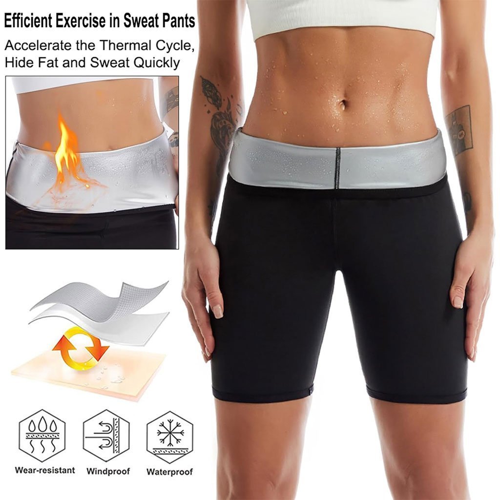 Leggings Sauna d’entraînement Taille Haute pour Femmes – شورت تعرق للنساء - الصورة 6