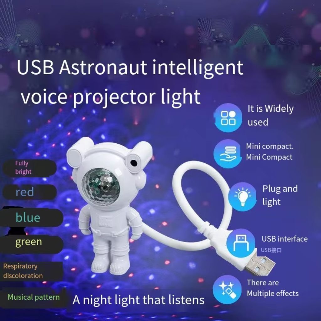 Astronut Projecteur LED Intelligente USB Veilleuse Galaxie & Astro Étoilée - بروجيكتور ذكي إضاءة ليلية - الصورة 6