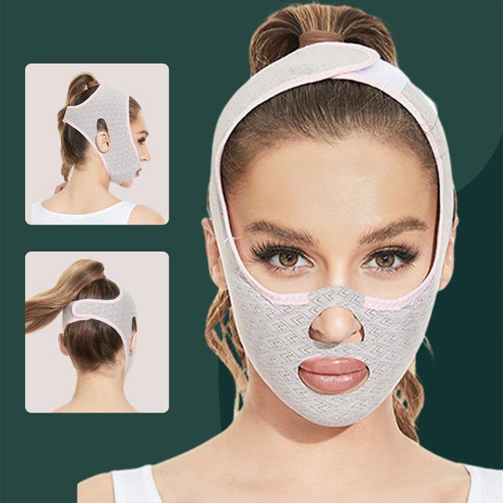 Masque pour visage V Face avec ceinture liftante A929 – قناع شد الوجه للنساء - الصورة 5