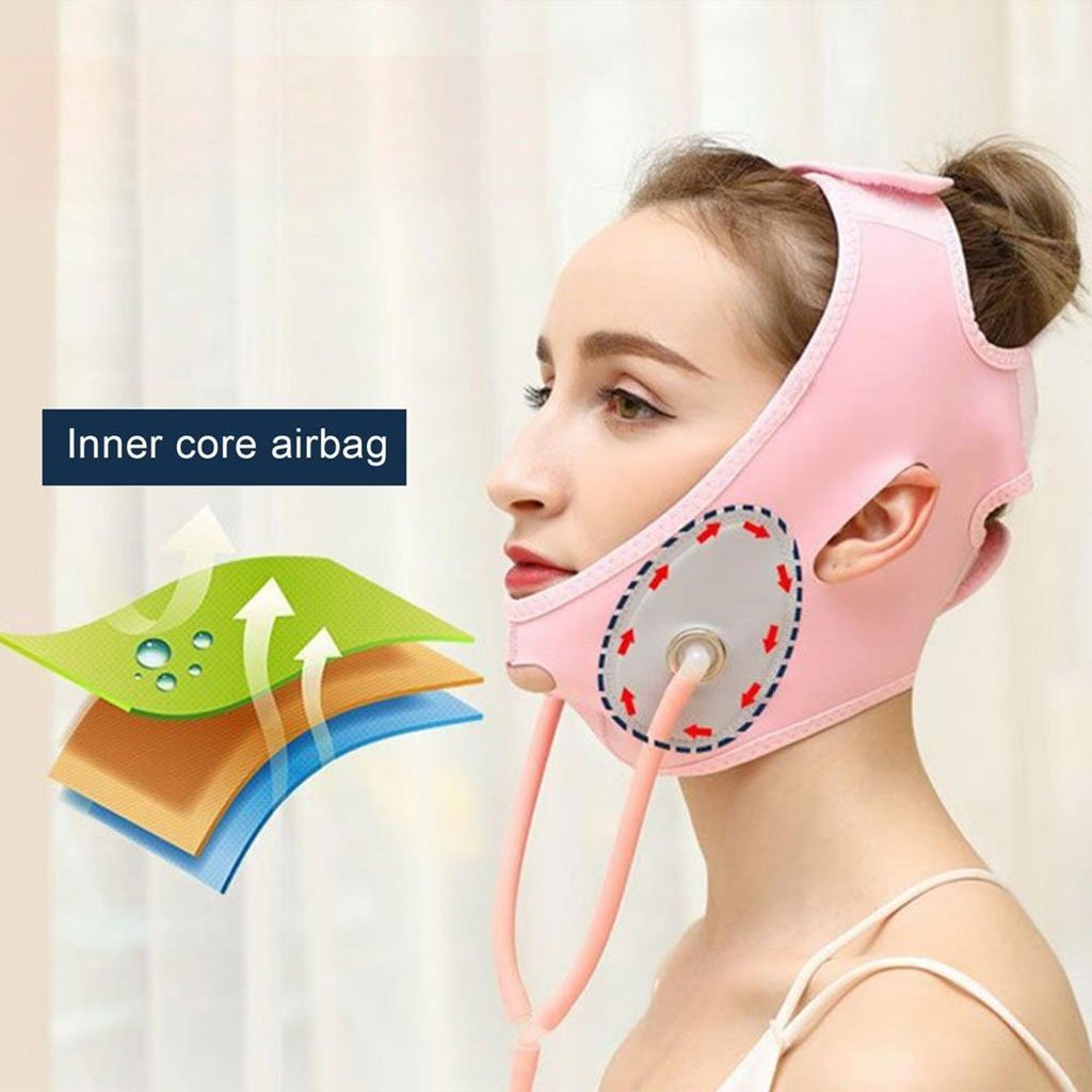 Ceinture amincissante pour visage pour réduire le double menton – قناع شد الوجه - الصورة 5